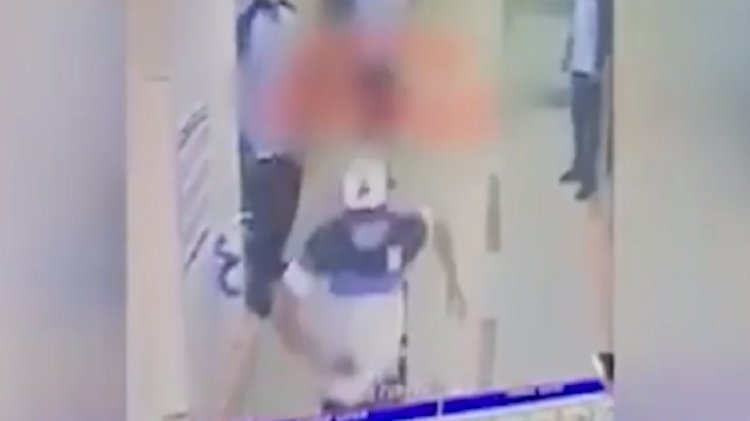 لحظة فرار قاتل شقيقته من المستشفى بعد تنفيذ جريمته