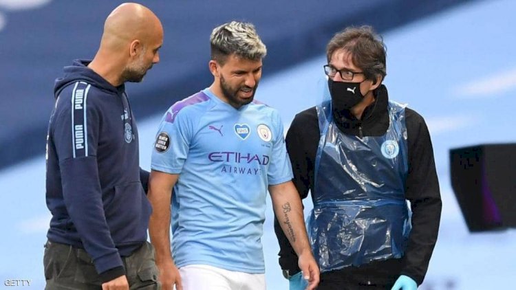 أغويرو غاب عن آخر 12 مباراة لسيتي في موسم 2019-2020