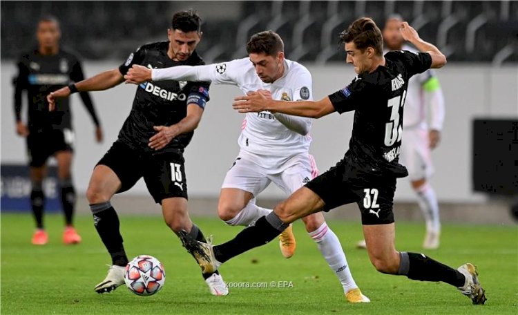مباراة ريال مدريد و بروسيا مونشغلادباخ