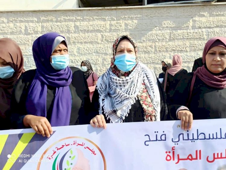 سميرة دحلان امين سر مجلس المرأة في ساحة غزة