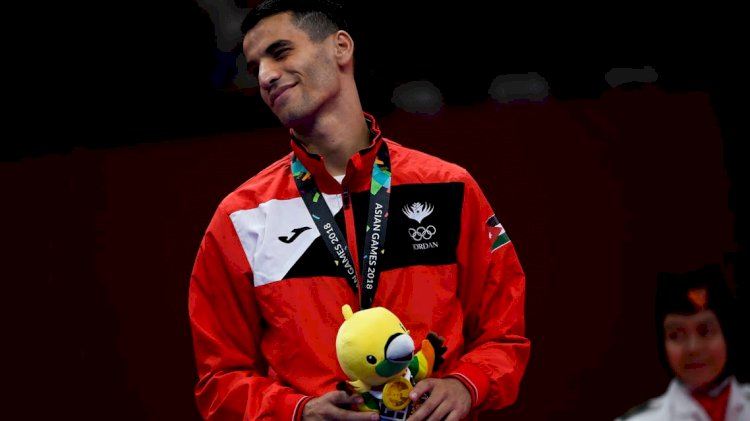 نجم التايكواندو الأردني أحمد أبو غوش