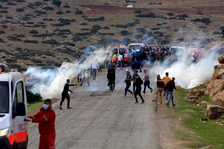 مسيرة في بيت دجن شرق نابلس