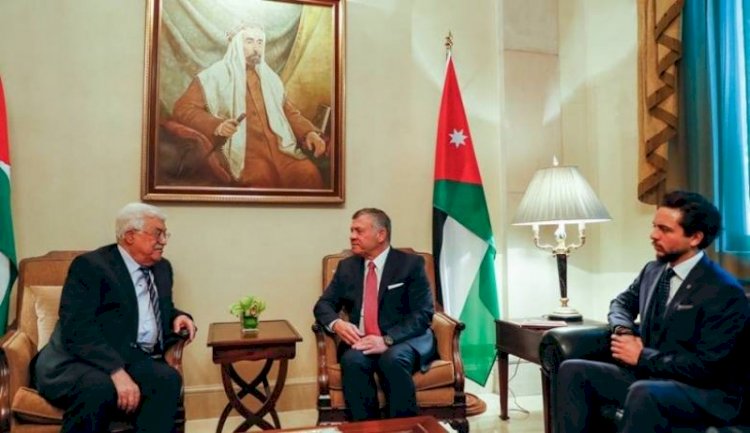 اجتماع بين الرئيس محمود عباس والعاهل الأردني عبدالله الثاني