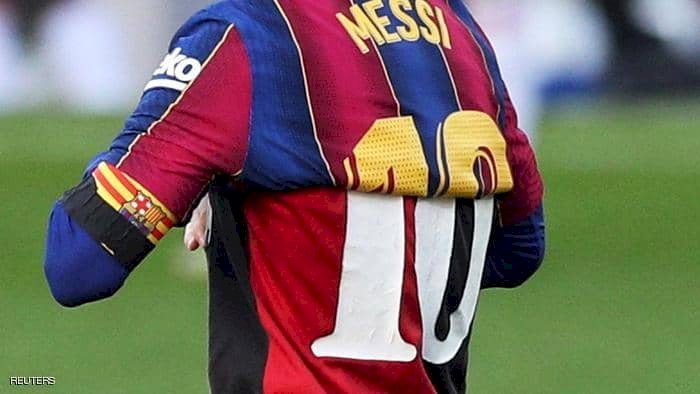 احتفال ليونيل ميسي ضد ااوساسونا 