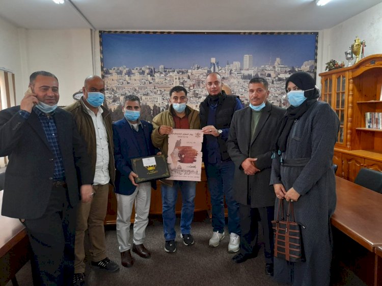 المكتب الحركي المركزي والفرعي للمعلمين بمحافظة غزة يزور مديرية التربية والتعليم غرب غزة