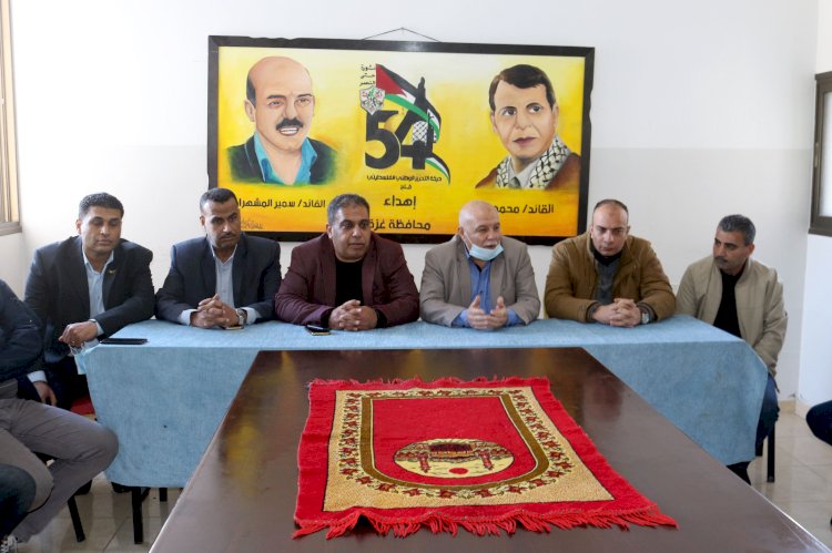 القيادي الفتحاوي جمال أبو حبل في زيارة تفقدية لمحافظة غزة.