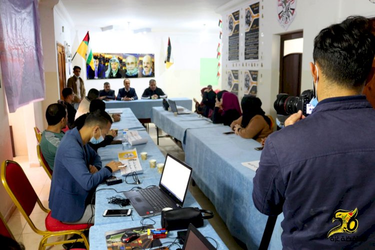 زيارة  الأخ إياد الدريملي أمين سر مجلس الإعلام بساحة غزة لمحافظة غزة