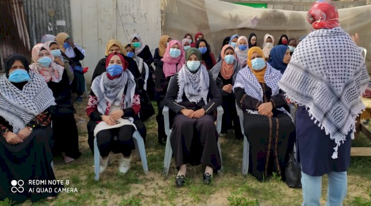 مجلس المرأة ينظم لقاء لإحياء ذكرى انطلاقة فتح 56 في المحافظة الوسطى