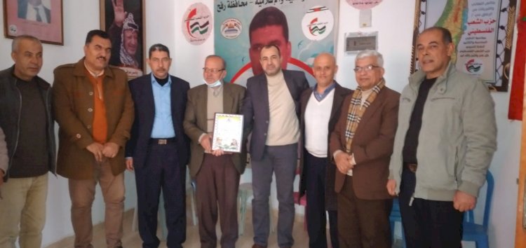  زيارة للرفاق في حزب الشعب الفلسطيني