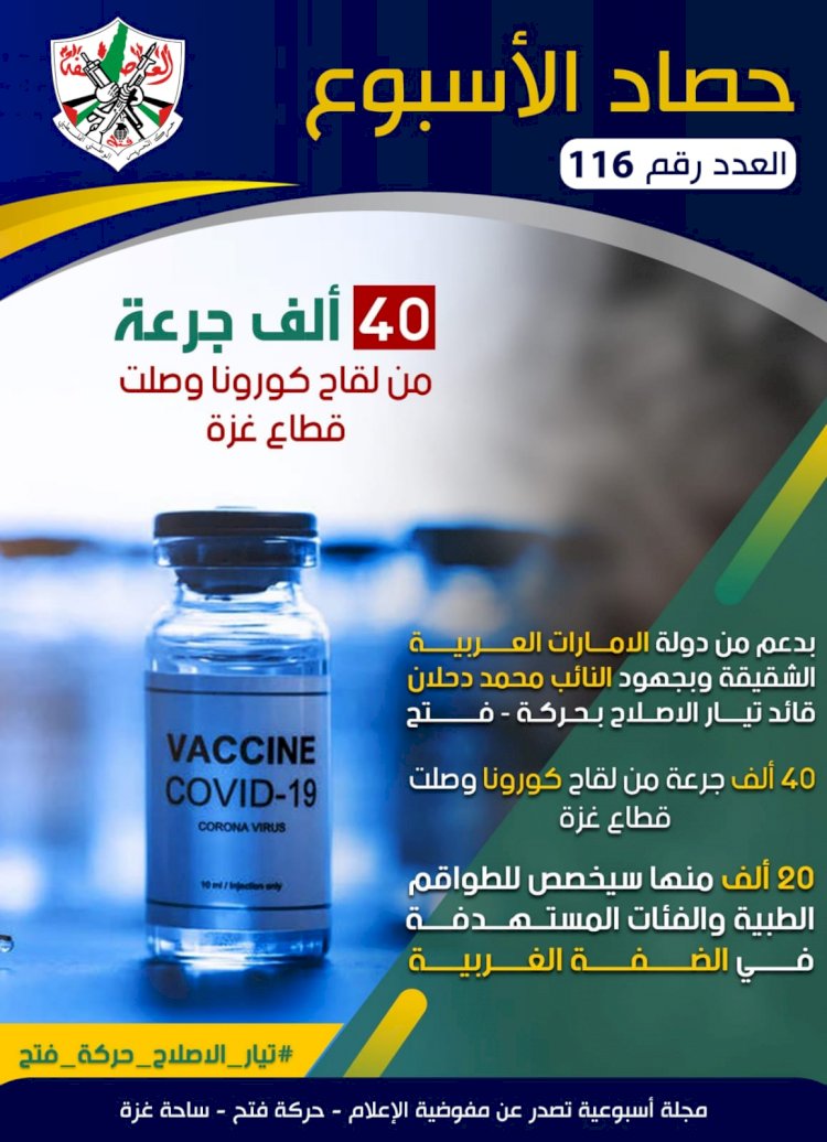 حصاد الأسبوع العدد رقم «116»