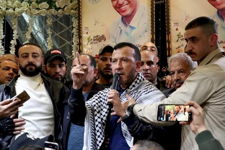 غزة: القيادي غسان جادالله بعد عودته الى قطاع غزة