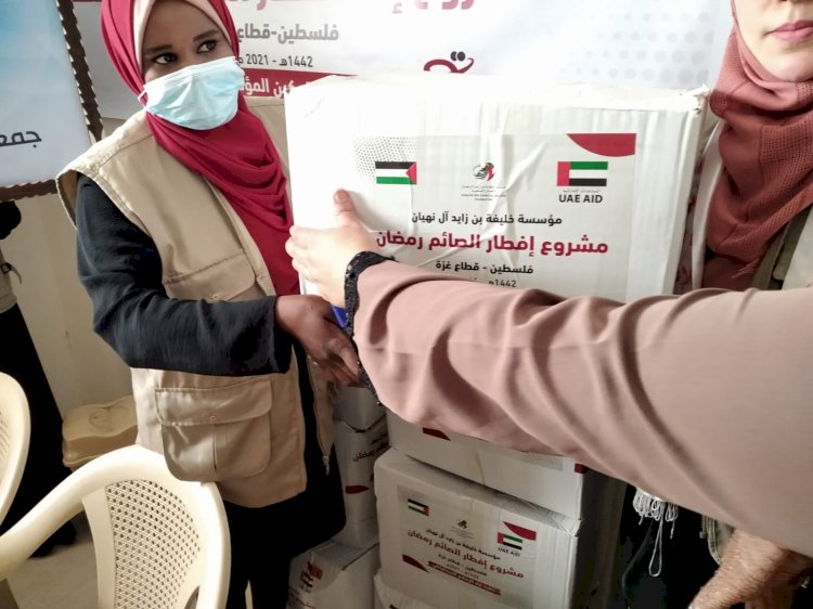 غزة: تيار الإصلاح الديمقراطي يقدم مساعدات ضمن مشروع افطار الصائم الممول من مؤسسة خليفة بن زايد أل نهيان 