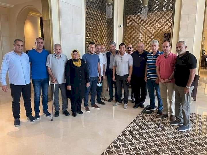 أبوظبي: أعضاء قيادة تيار الإصلاح الديمقراطي أثناء حضورهم اجتماعهم السنوي 