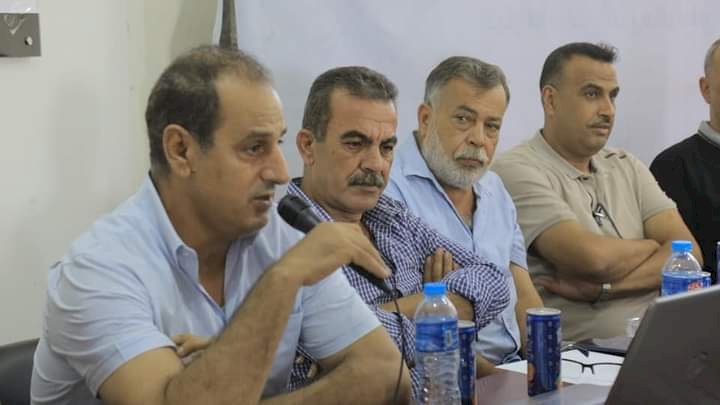 غزة:القيادي ماهر مقداد أثناء ورشة عمل