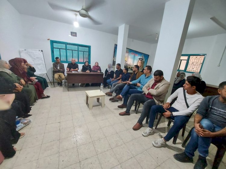 نفذت لجنة التعبئة الفكرية في حركة فتح بمحافظة الشمال اللقاء الرابع لدورة (التنظيم مفهومه وأدواته) وقد استهدف اللقاء مجلس المرأة ولجنة المكاتب الحركية.