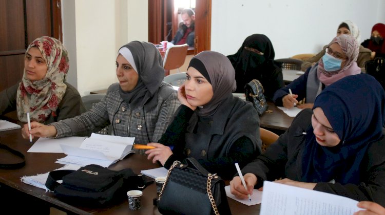 غزة:دورة بعنوان المحتوى التنظيمي بمحافظة غزة