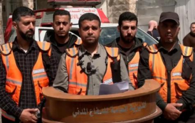 الدفاع المدني بغزة يناشد لدعمه لانتشال 8 آلاف جثمان