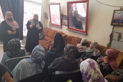 مجلس المرأة بحركة فتح في محافظة الوسطى ينفذ ندوة توعوية