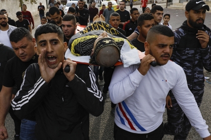 تشييع الشهيد صلاح بريكي في جنين