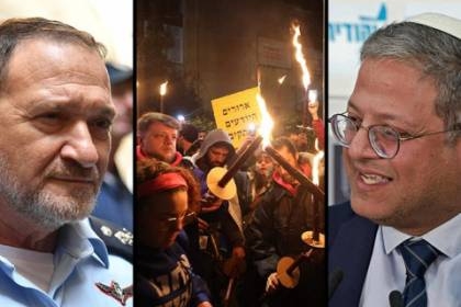 شبتاي يأمر قادة الشرطة بعدم التواصل مع بن غفير إلا من خلاله