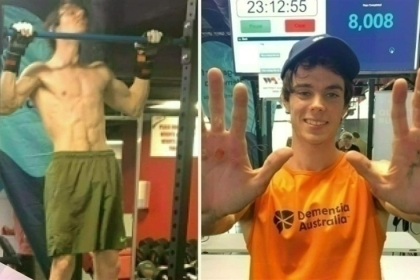 أسترالي يدخل غينيس بـ 8 آلاف تمرين ضغط في 24 ساعة