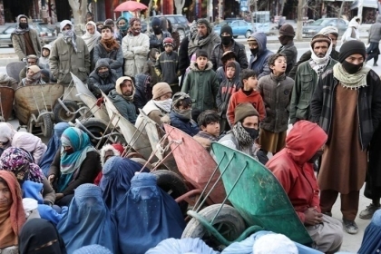 34 مليون أفغاني تحت خط الفقر