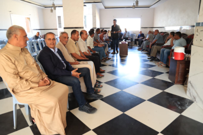 في بيت عزاء الشهيد أحمد أبو شريعة.. تيار الإصلاح الديمقراطي يجدد العهد بمواصلة درب الشهداء