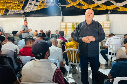 تيار الإصلاح الديمقراطي بمحافظة خانيونس يناقش الانتخابات وتطورات المشهد السياسي في لقاء تنظيمي