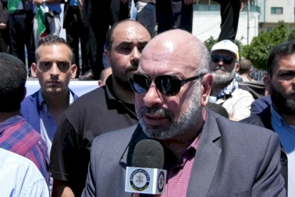 النائب جمعة: يوجه ثلاث رسائل خلال مشاركته في مسيرة الفصائل لمواجهة الضم