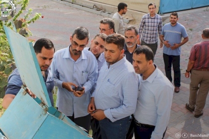 رئيس بلدية بني سهيلا ينظِّم جولة ميدانية تفقدية