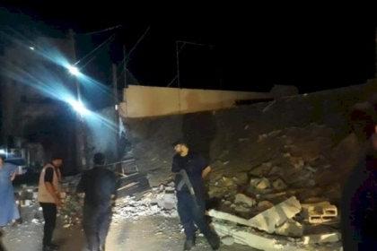 إصابة مواطنة إثر انهيار سور إحدى الكافتيريات بغزة