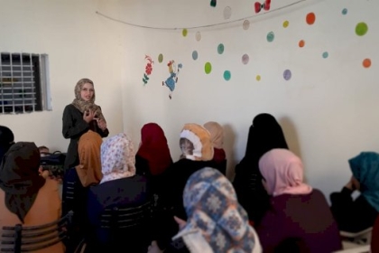 مجلس المرأة بمحافظة خان يونس ينفذ لقاءاً تربوياً بعنوان  "كيفية تهيئة الطلاب للعام الدراسي الجديد"