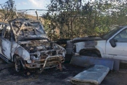 مستوطنون يهاجمون حافلة جنوب نابلس