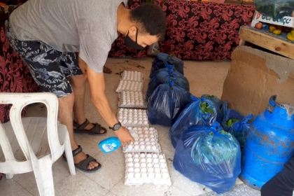 حركه فتح -ساحة غزة تلبي مناشدات العائلات المحجورة بمحافظة الشمال