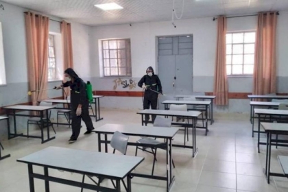 إغلاق شعبتين في مدرسة بنابلس عقب اكتشاف إصابتين بكورونا