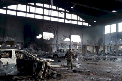 طائرات الاحتلال تستهدف مطار " T4" بريف حمص