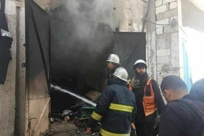 مصرع أم وأطفالها نتيجة حريق بمنزلهم غرب نابلس