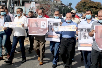 إصلاحي فتح ينظم وقفة تضامنية مع الأسير المضرب عن الطعام ماهر الأخرس