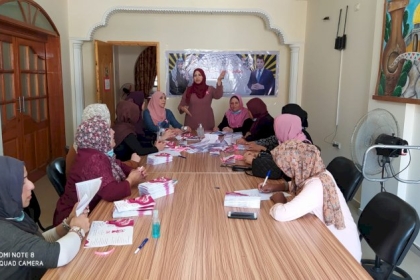 مجلس المرأة ساحة غزة ينظم لقاءً توعوياً بعنوان أعراض سرطان الثدي في سن العشرين "أكتوبر الوردي "