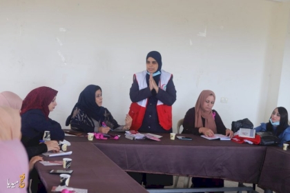 مجلس المرأة فى محافظة خان يونس ينفذ ورشة توعوية صحية بعنوان " سرطان الثدى ما بين الاعراض والعلاج"