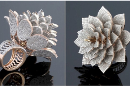 صائغ هندي يحقق رقما قياسيا عالميا بخاتم مرصع بـ7801 ماسة