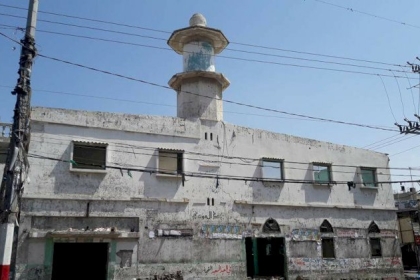 من ذكريات قلعة الجنوب "مسجد العودة" في مدينة رفح