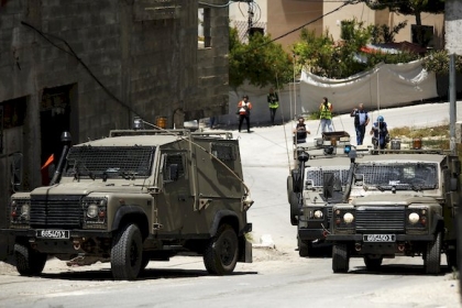 مستوطنون يقتحمون نبع قريوت جنوب نابلس