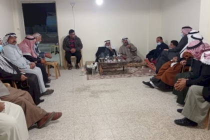 لجنة الإصلاح بحركة فتح في محافظة خانيونس ترعى صلحاً عائلياً