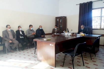 لجنة المكاتب الحركية في حركة فتح تنفذ زيارة لمحكمة صلح رفح