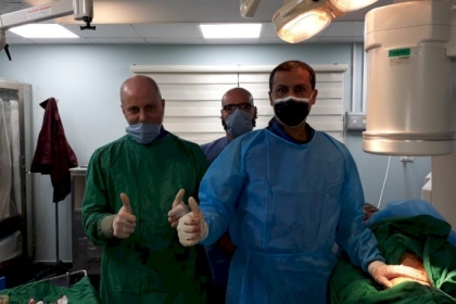 اجراء خمس عمليات جراحية ضخمة في مستشفى الحياة بمدينة غزة