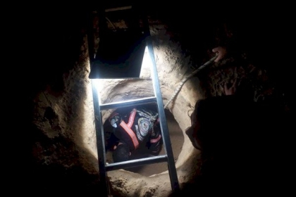 مصرع مواطنيْن جراء انهيار بئر مياه في رفح