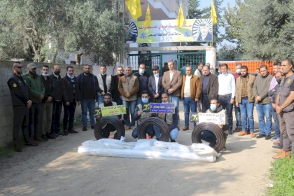 شاهد: حركة فتح في المحافظة الوسطى تطلق حملة دائمآ معكم ٢