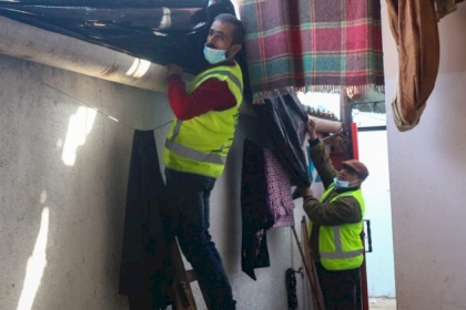 بالصور: لجنة اللاجئين تعلن انطلاق  مشروع  دائما معكم 2 في محافظة الشمال