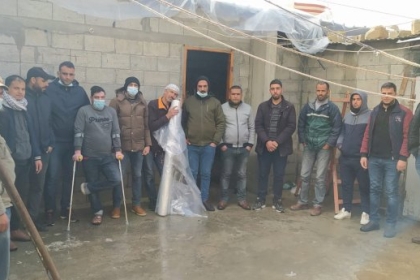 حركة فتح بساحة غزة تستجيب لنداء استغاثة المواطن فادي قديح من خانيونس